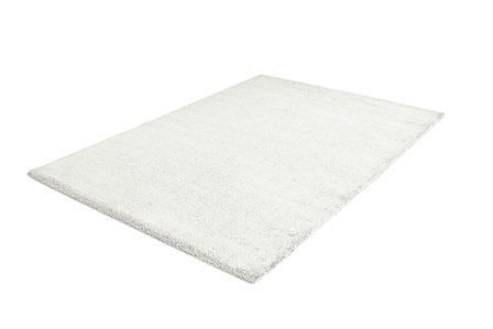 Wit hoogpolig vloerkleed of tapijt Nias 1200  