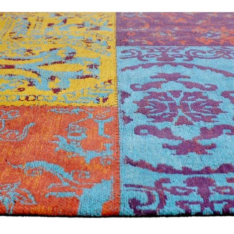 Dalyan Patch vloerkleed multicolor Dalyan karpetten - Vloerkleed kopen voor vertrek | Vloerkleedexclusief