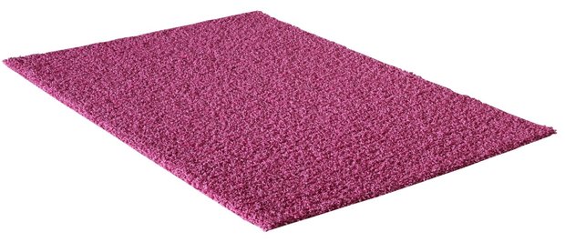 Pink hoogpolig vloerkleed of karpet Seram 1300