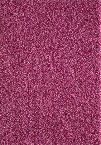 Pink hoogpolig vloerkleed of karpet Seram 1300